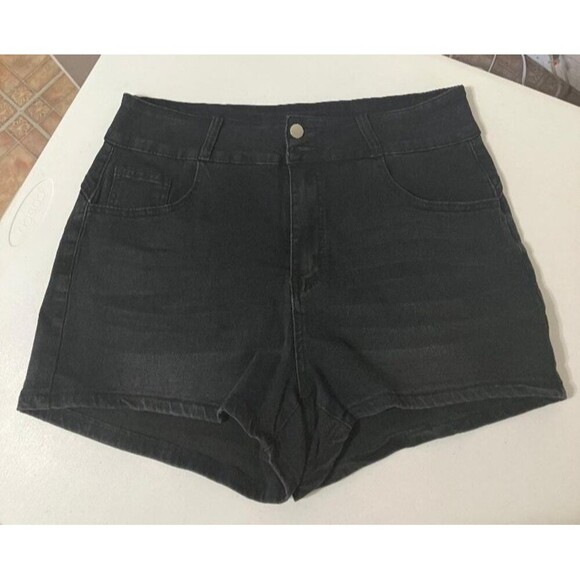SHEIN 1XL Women’s Denim Jean Shorts Bundle Lot of 3 - Picture 5 of 10